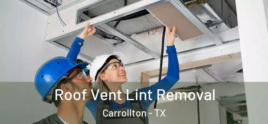 Roof Vent Lint Removal Carrollton - TX